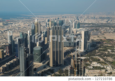 View on Dubai downtown, United Arab Emirates 127210786