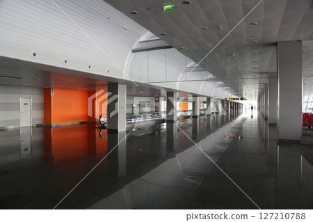 People in international airport Borispol, near Kiev city, Ukraine 127210788