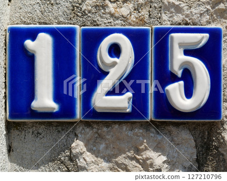 House number one hundred twenty five House number one hundred twenty five 127210796