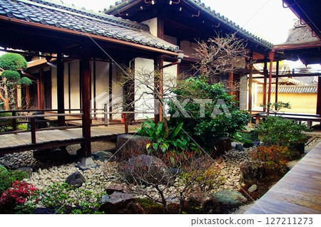 京都府東寺觀地院「四面相對的庭園」京都市南區九條町，2022年2月 127211273