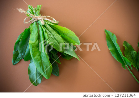 Rustic sorrel with natural texture 127211364