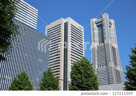 三菱重工大廈和地標塔(橫濱) 三菱重工大廈和地標塔(橫濱) 127211597