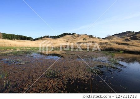 兵庫縣上川町砥峰高原的風景 兵庫縣上川町砥峰高原的風景 127211718