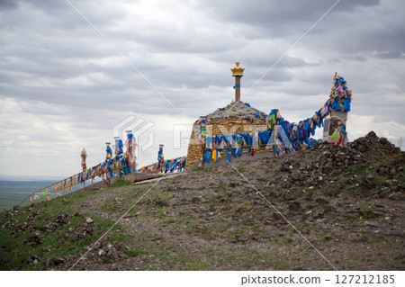 Sajnsand buddhist monastery, Gobi region,Mongolia. Khamariin Khiid Monastery 127212185