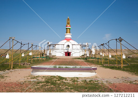 Sajnsand buddhist monastery, Gobi region,Mongolia. Khamariin Khiid Monastery Sajnsand buddhist monastery, Gobi region,Mongolia. Khamariin Khiid Monastery 127212211