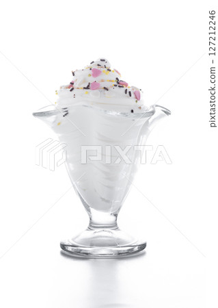 Whipped Cream Delight with Sprinkles 127212246