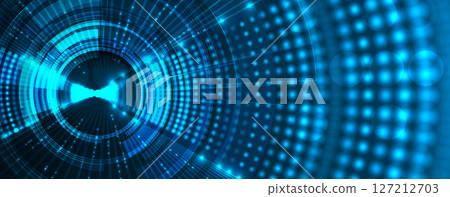 Abstract futuristic high technology and science background with light effect Abstract futuristic high technology and science background with light effect 127212703
