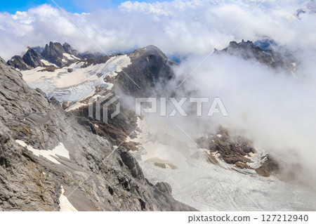 View from Mount Titlis in the Uri Alps, Engelberg, Switzerland 127212940