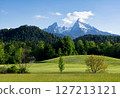 View at the Watzmann from Bischofswiesen 127213121