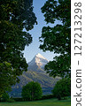 The Watzmann peak seen through trees 127213298