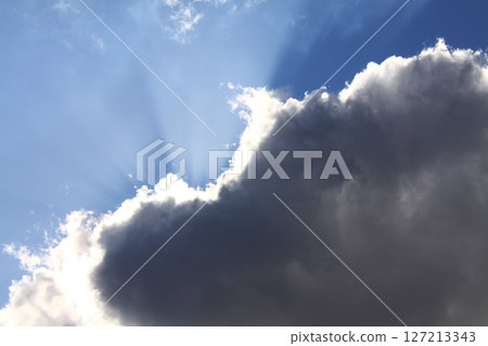 Sao Paulo clouds and blue sky Brazil 127213343