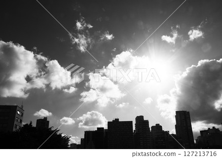 Clouds, sky and sun in Sao Paulo, Brazil 127213716
