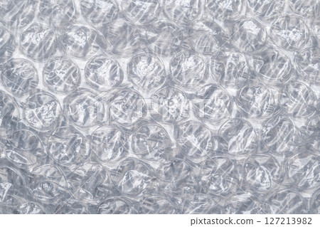 Bubble wrap macro photo with selective focus. 127213982