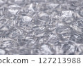 Bubble wrap macro photo with selective focus. 127213988