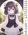 Girl looking at the camera 127215124