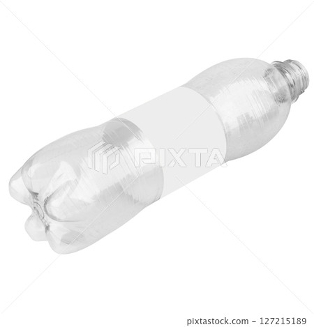 Plastic bottles, carbonated drinks on white background 127215189