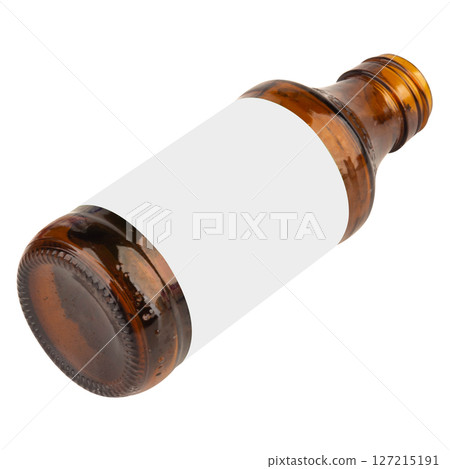 Energy drink bottle Glass on white background Energy drink bottle Glass on white background 127215191