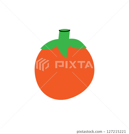 Tomato. Fresh organic vegetable. Vector illustration Tomato. Fresh organic vegetable. Vector illustration 127215221