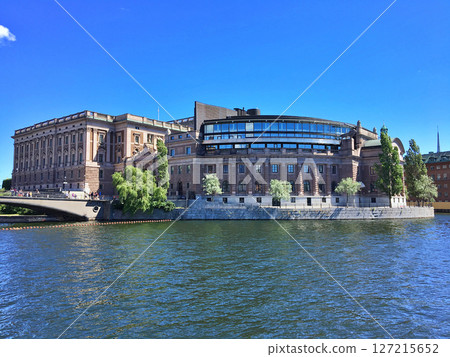 Riksdag Parliament Building  In Stockholm Sweden 127215652