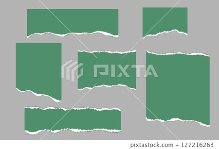 Paper tear effect with curled edge and shadow depth, minimal style with space for text. Great for web graphics, social media posts, or layout elements. 127216263