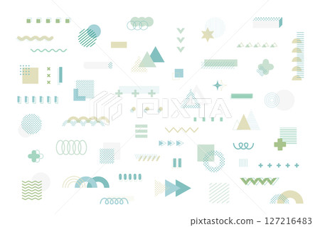 幾何裝飾圖示向量抽象集復古設計背景圖案藝術 幾何裝飾圖示向量抽象集復古設計背景圖案藝術 127216483