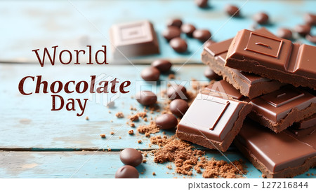 Delicious World Chocolate Day: Celebrate with tempting chocolate bars and candies Delicious World Chocolate Day: Celebrate with tempting chocolate bars and candies 127216844
