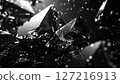 Shattered glass texture 127216913
