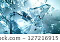 Shattered glass texture 127216915