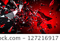 Shattered glass texture 127216917
