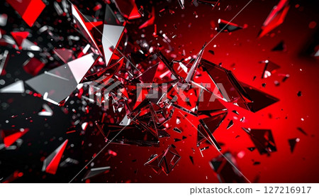 Shattered glass texture 127216917