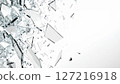Shattered glass texture 127216918