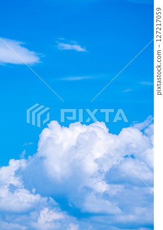 [夏季素材] 夏日天空積雨雲的圖像素材 [長野縣] 127217059