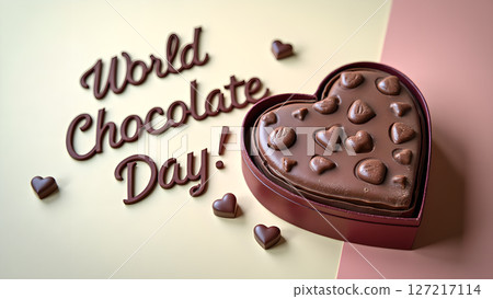 Celebrate World Chocolate Day with a Heart-Shaped Chocolate Treat 127217114