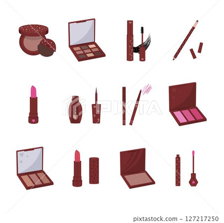 Set of cosmetic products, twelve elements 127217250