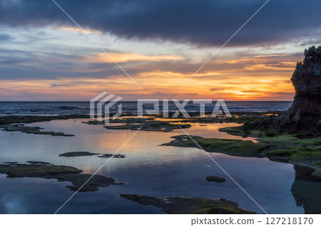 南部島嶼海岸的日落 南部島嶼海岸的日落 127218170