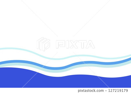Wave line curve illustration background material, simple blue, abstract, vector png, white background, copy space Wave line curve illustration background material, simple blue, abstract, vector png, white background, copy space 127219179