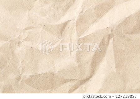 Crumpled Brown Paper Texture Background for Design Use Crumpled Brown Paper Texture Background for Design Use 127219855