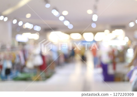 Abstract blur interior background or defocused shopping mall of department store. Abstract blur interior background or defocused shopping mall of department store. 127220309
