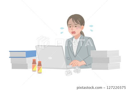 繁忙的商界女強人 127220375