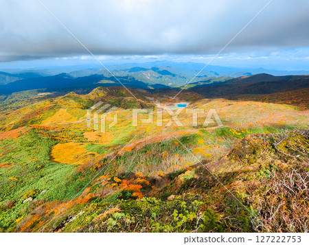 秋季攀登栗駒山（栗駒山～益武山：昭和湖、劍山景色） 127222753
