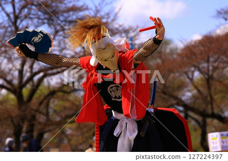 Iwate Prefecture Folk Performing Arts Performance: Onikenmai Iwate Prefecture Folk Performing Arts Performance: Onikenmai 127224397