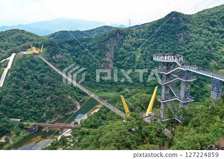 [Korea/Gangwon-do/Wonju] Sogeumsan Grand Valley Sky Tower and Suspension Bridge 127224859