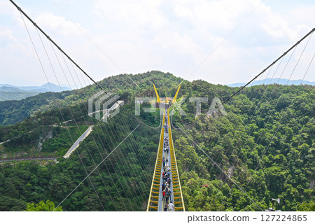 [韓國/江原道/原州] 小金山大峽谷烏龍塔里吊橋 127224865