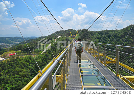 [韓國/江原道/原州] 小金山大峽谷烏龍塔里吊橋 127224868