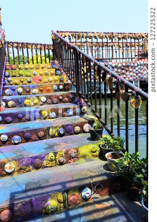 Khlong Bang Luang Floating Market, Thailand Khlong Bang Luang Floating Market, Thailand 127225322