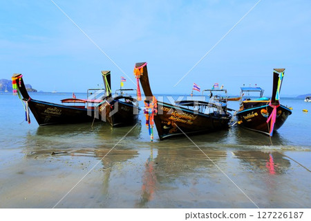 Railay Beach in Ao Nang, Thailand Railay Beach in Ao Nang, Thailand 127226187