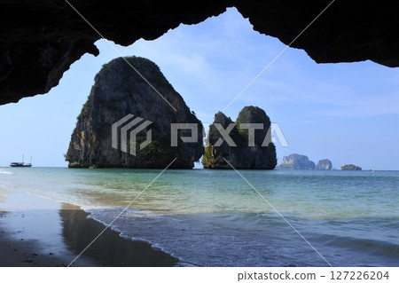 Phra Nang Beach in Ao Nang, Thailand Phra Nang Beach in Ao Nang, Thailand 127226204