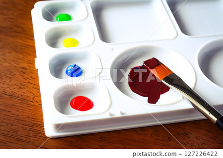 Palette and paint Palette and paint 127226422