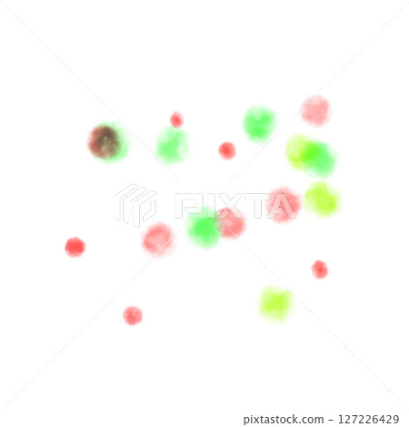 彩色水彩圓點素材 127226429