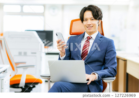 A young businessman A young businessman 127226969